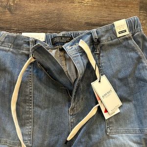 Judy Blue denim joggers.